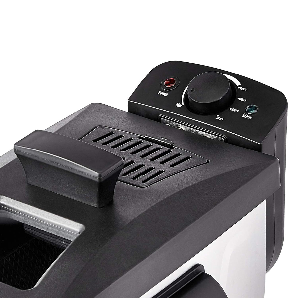Amazon Basics 3.2-Qt (3.0L) Deep Fryer with 12-Cup Oil Capacity, Adjustable Temperature, Easy