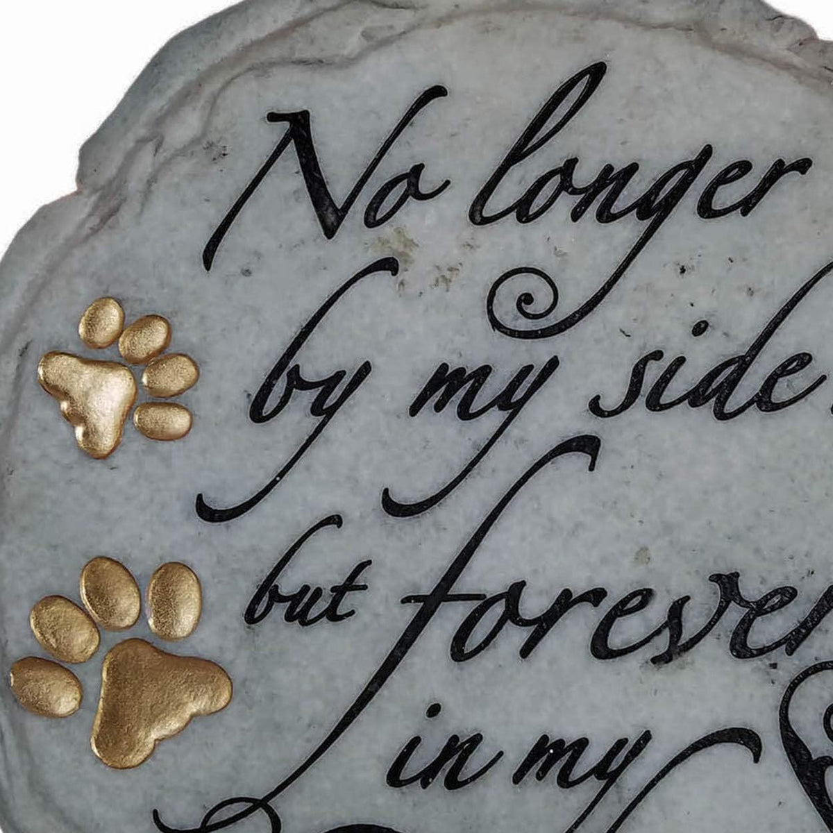 Spoontiques - Garden Décor - No Longer by My Side Stepping Stone - Decorative Stone for Garden
