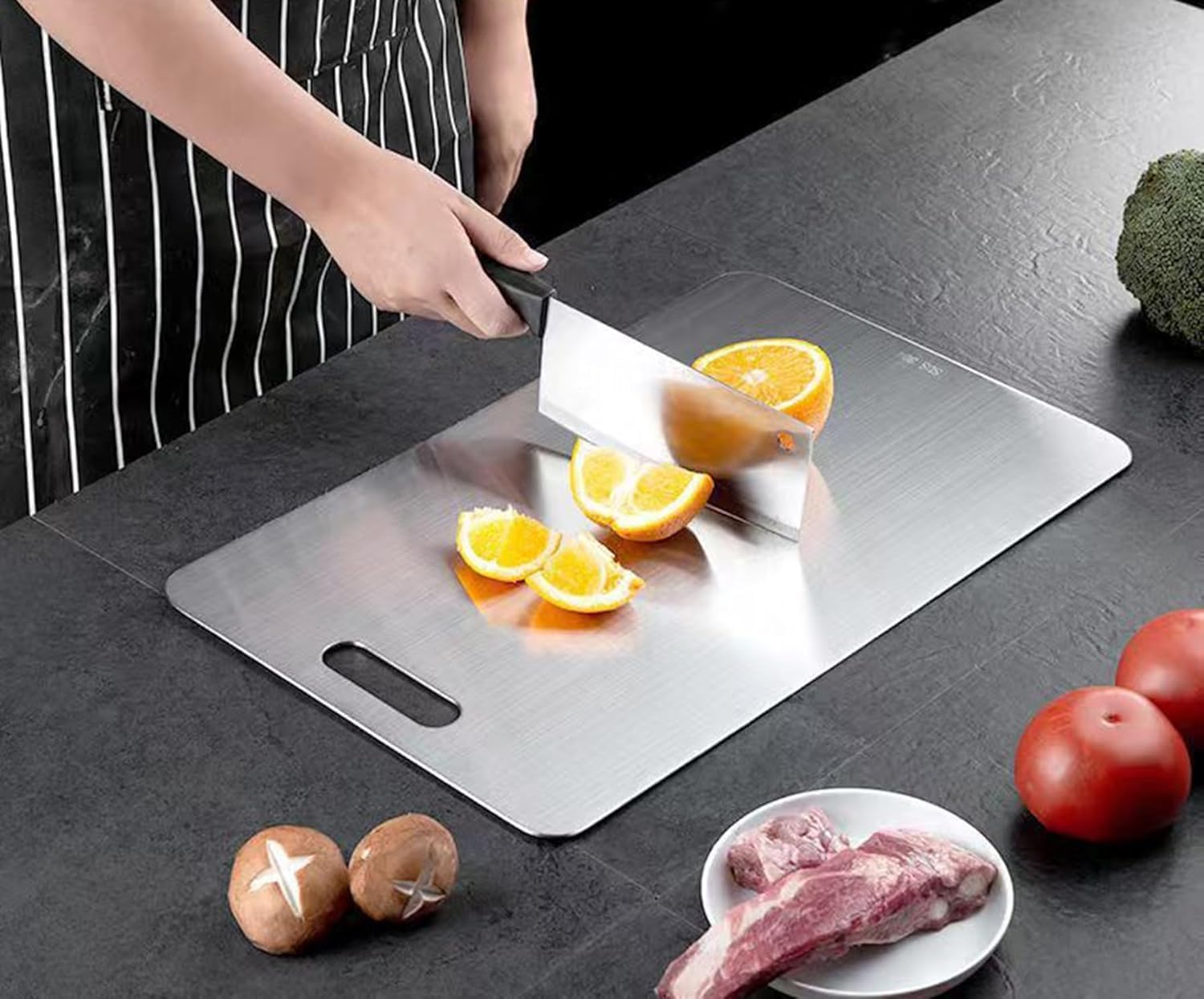 Titanium Cutting Board, New Upgrade Pure Titanium Cutting Boards for Kitchen,Food Grade 316