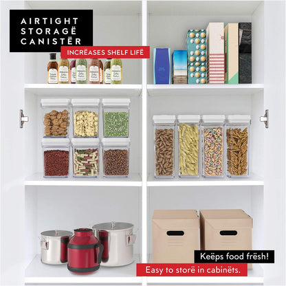 DWËLLZA KITCHEN Airtight Food Storage Containers – 4 Piece set Air Tight Pantry Storage Containers