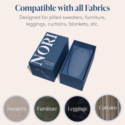 Nori Trim Fabric Shaver - Lint Remover for Clothes & Furniture Couch Pilling - Sweater Pill Remover