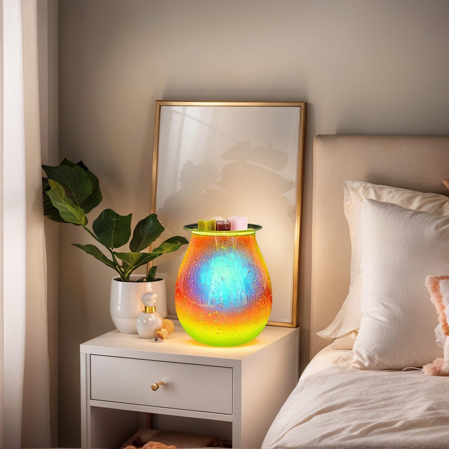Dicimi Wax melt Heater, Electric Fuel Heater, Glass Wax Heater - for Home, Kitchen, Living Room