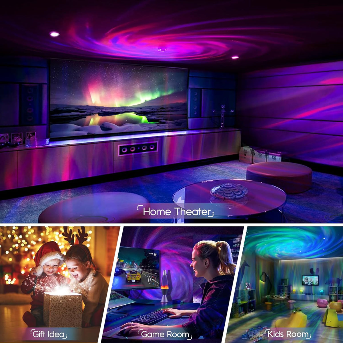 Rossetta Astronaut Projector, Space Projector Star for Bedroom, Galaxy Night Light with Timer and