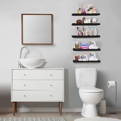 Sorbus Floating Shelves for Wall, Bathroom Shelves Wall Mounted for Kitchen, Bedroom, Living Room