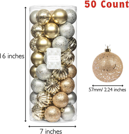 Every Day is Christmas Ornaments, Shatterproof Christmas Tree Ornament Set, Christmas Balls