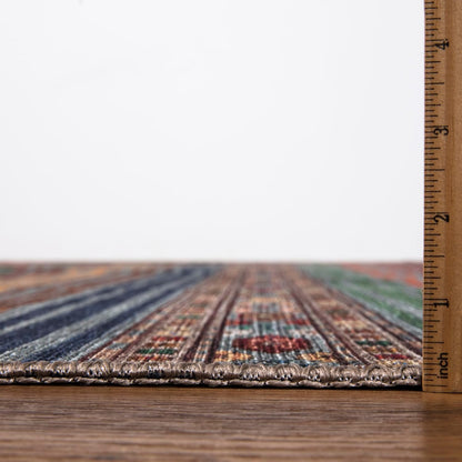 Keen Home Design 8x10 Rug - Machine Washable Area Rug with Non-Slip Backing, Ideal for Living Room