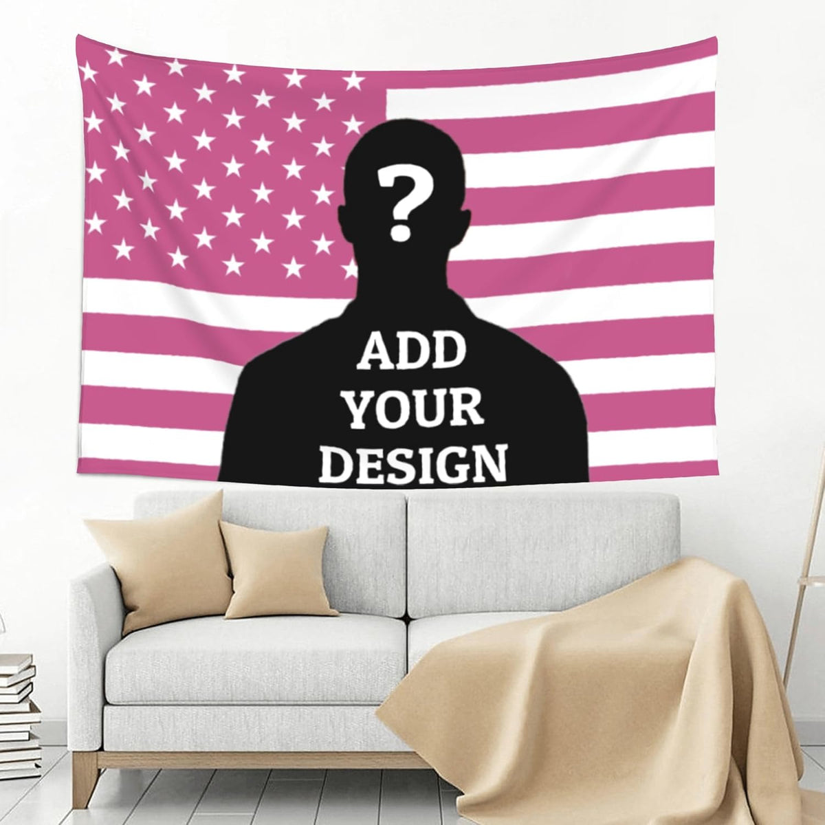 Custom Tapestry For Wall Bedroom Custom Backdrop Personalized Image Text Photo Customized Funny
