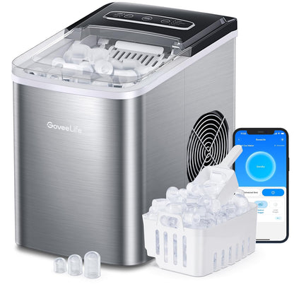 GoveeLife Smart Countertop Ice Makers, Portable Ice Maker Machine with Self-Cleaning, 6 Mins 9