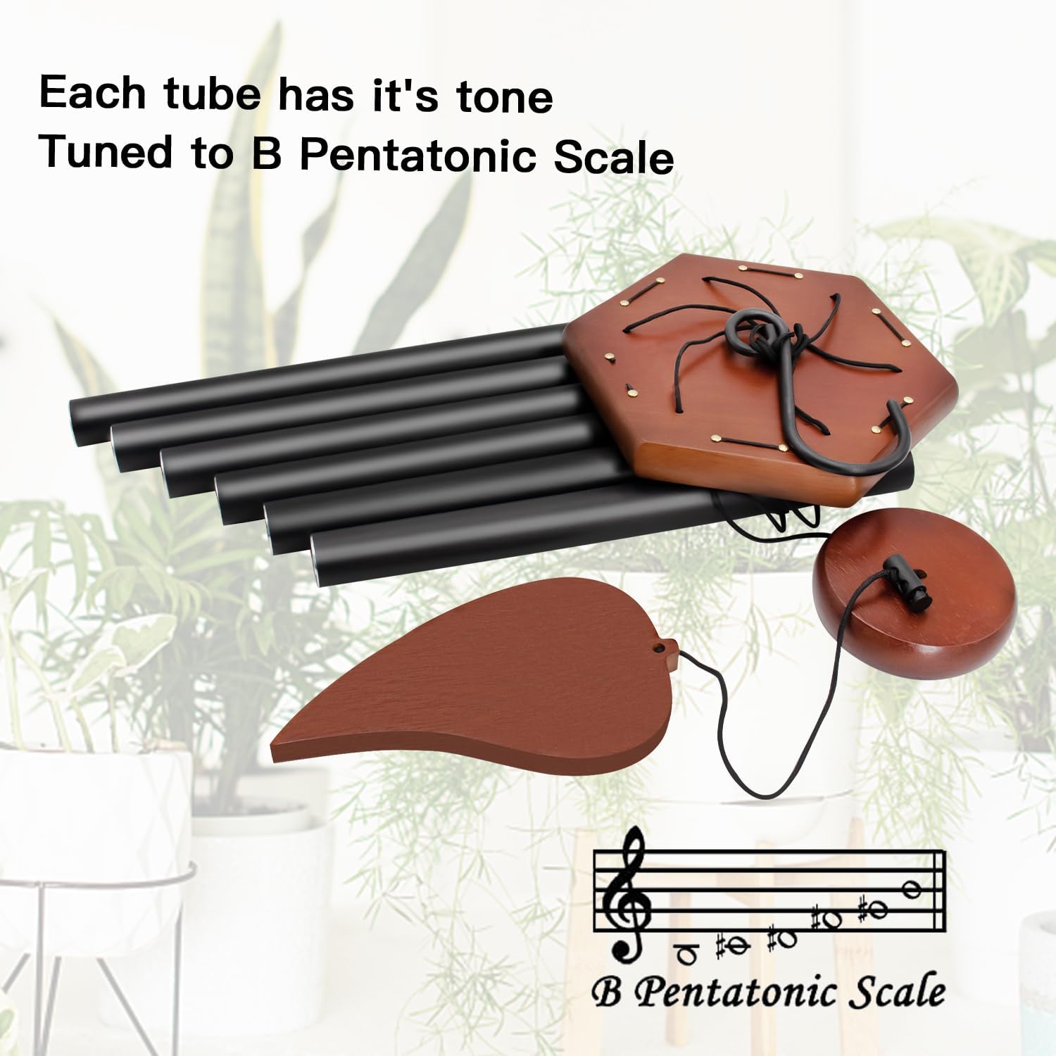 Wind Chimes for Outside, Memorial Wind Chimes with 6 Long Metal Tubes, Sympathy Wind Chime with