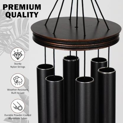 Vanquer Large Wind Chimes for Outside Deep Tone - 46'' Wind Chimes Outdoor Clearance, Memorial