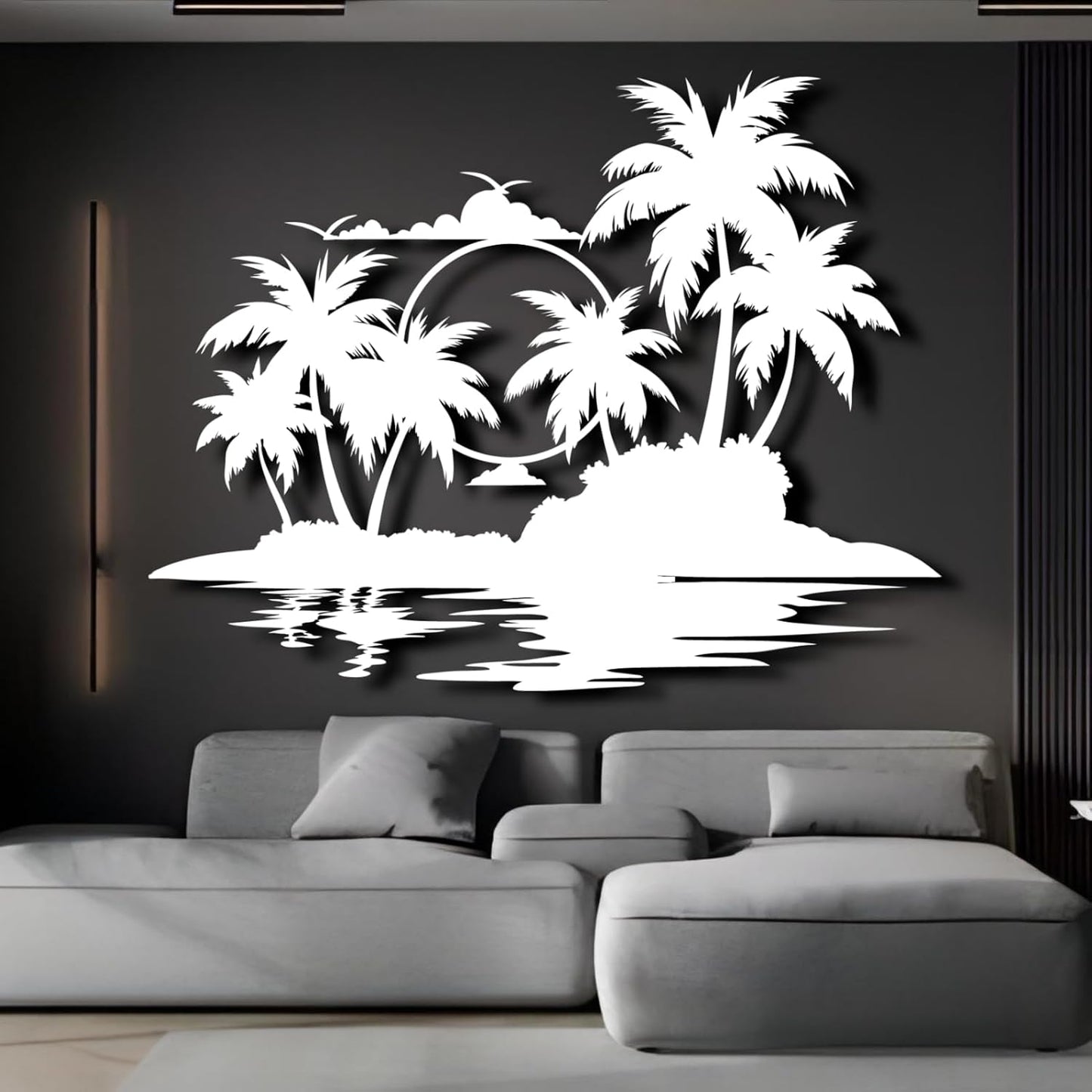 Palm Tree Metal Wall Decor,Palm Tree Metal Wall Art,Metal Palm Tree,Metal Palm Tree Wall