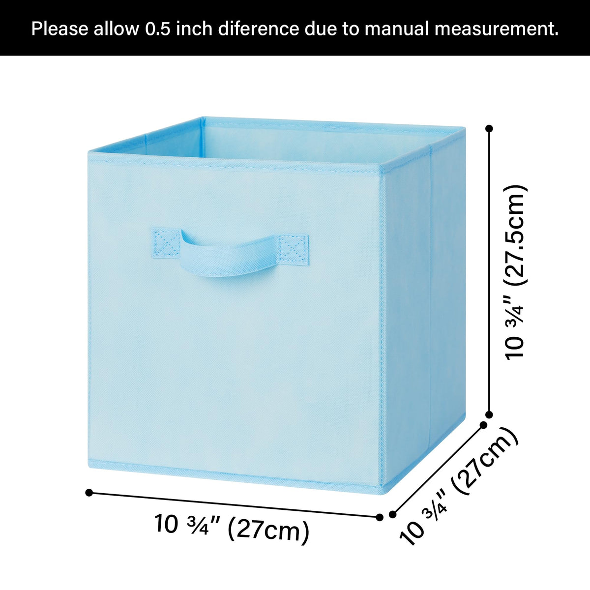 GRANNY SAYS 11x11 Storage Cube Organizers, Pastel Color, 6-Pack