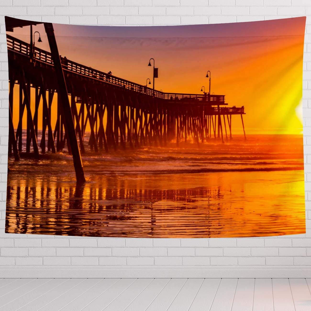 Sunset Tapestry For Bedroom Sunset Beach Colors Tapestries Wall Hanging For Living Room Dorm Office
