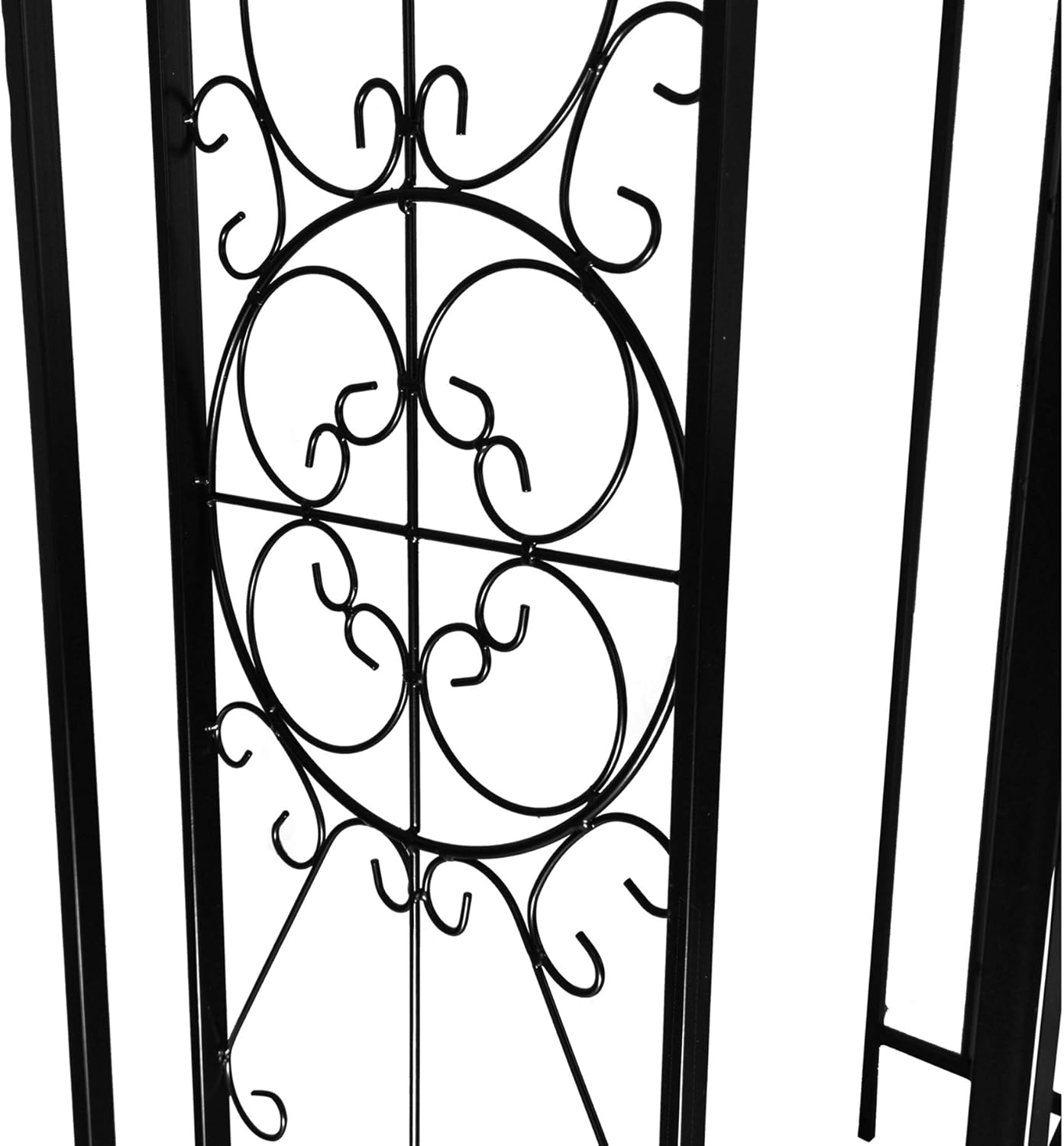 OUTOUR Garden Arch Arbor Arbour Trellis Archway for Climbing Plants Roses Vines Support Rack