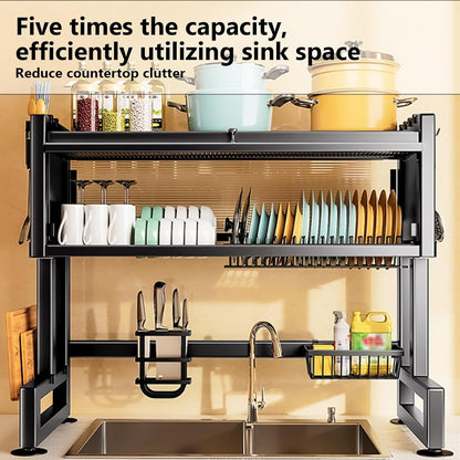 Home Furnishing Over The Sink Dish Drainer Drying Rack 3 Tier Over Sink Dish Rack for,oversink Dish
