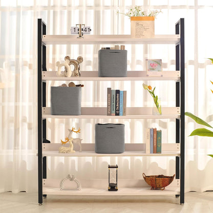 11 Inch Cube Storage Bins, Storage Cube Organizer Bins, Woven Cotton Rope Basket for Storage