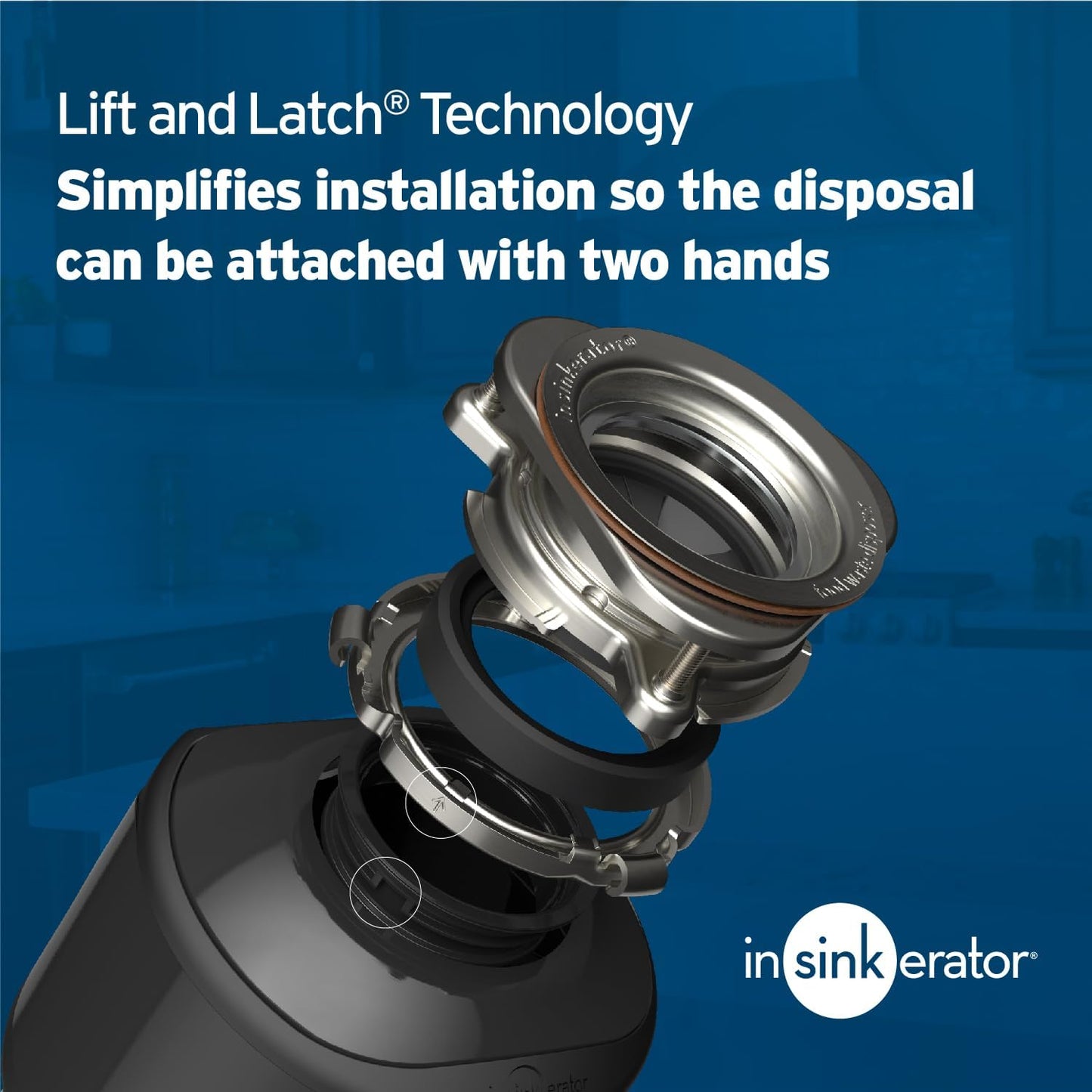 InSinkErator Badger 5XP Garbage Disposal with Power Cord, Standard Series 3/4 HP Continuous Feed