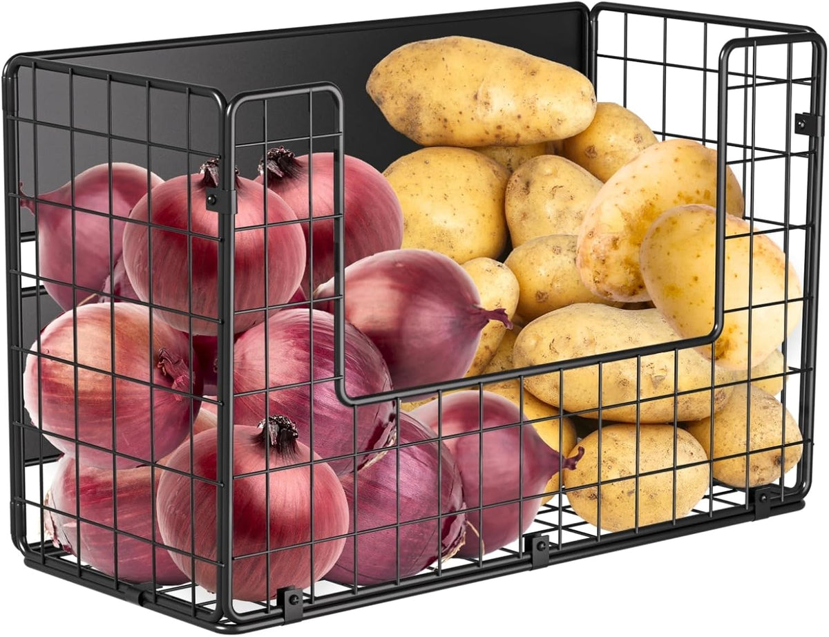 Magnetic Shelf for Fridge, Fruit Potato & Onion Storage Bins, Pantry Organizers & Storage, Large