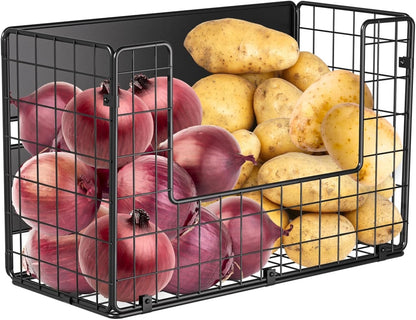Magnetic Shelf for Fridge, Fruit Potato & Onion Storage Bins, Pantry Organizers & Storage, Large