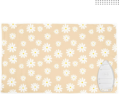 Encasa XO Ironing Mat/Pad (Large 48"x28") with 3mm Padding & Silicone Iron Rest for Steam Pressing