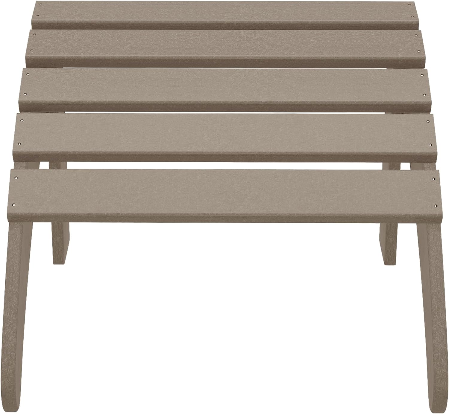 WestinTrends Outdoor Ottoman, Patio Adirondack Ottoman Foot Rest, All Weather Poly Lumber Folding