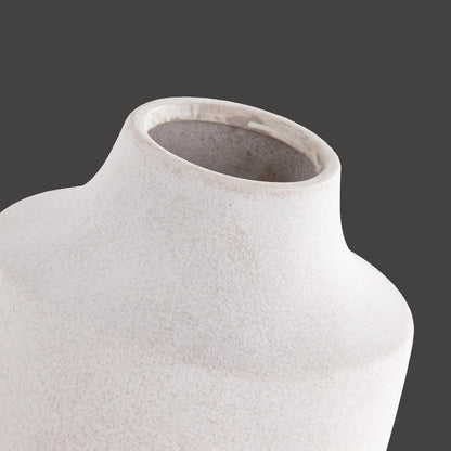 Mitt&Ditt Ceramic Flower Vase, 12.5 inch Tall Off-White Vase, Large Decorative Terracotta Vases