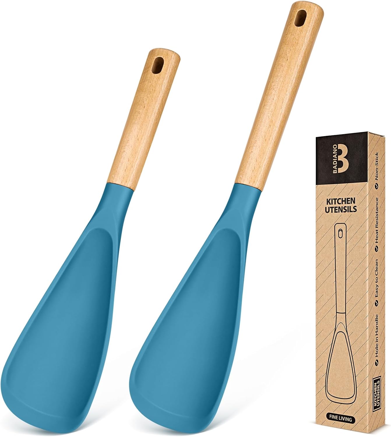 Multifunction Spatula Spoon for Nonstick Cookwares, Great for Cooking and Serving, Sturdy BPA-Free