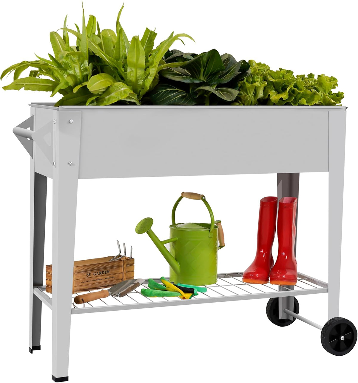 𝐑𝐚𝐢𝐬𝐞𝐝 𝐆𝐚𝐫𝐝𝐞𝐧 𝐁𝐞𝐝 𝐎𝐮𝐭𝐝𝐨𝐨𝐫 Elevate Herb Garden Planter Box Outdoor Raised
