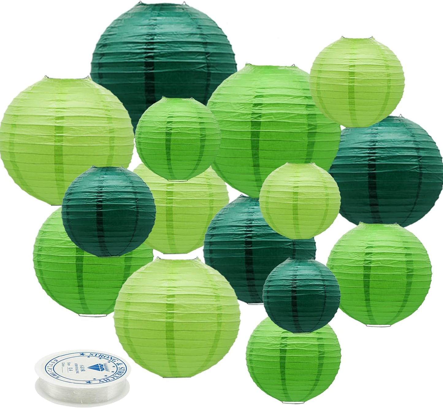 Paper Lanterns Party Decorations Green - Hanging Paper Lanterns Indoor Outdoor - Football Theme
