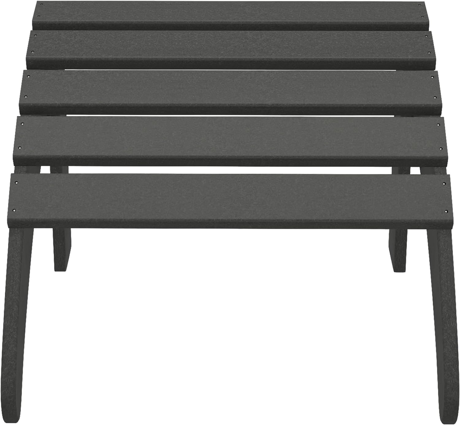 WestinTrends Outdoor Ottoman, Patio Adirondack Ottoman Foot Rest, All Weather Poly Lumber Folding