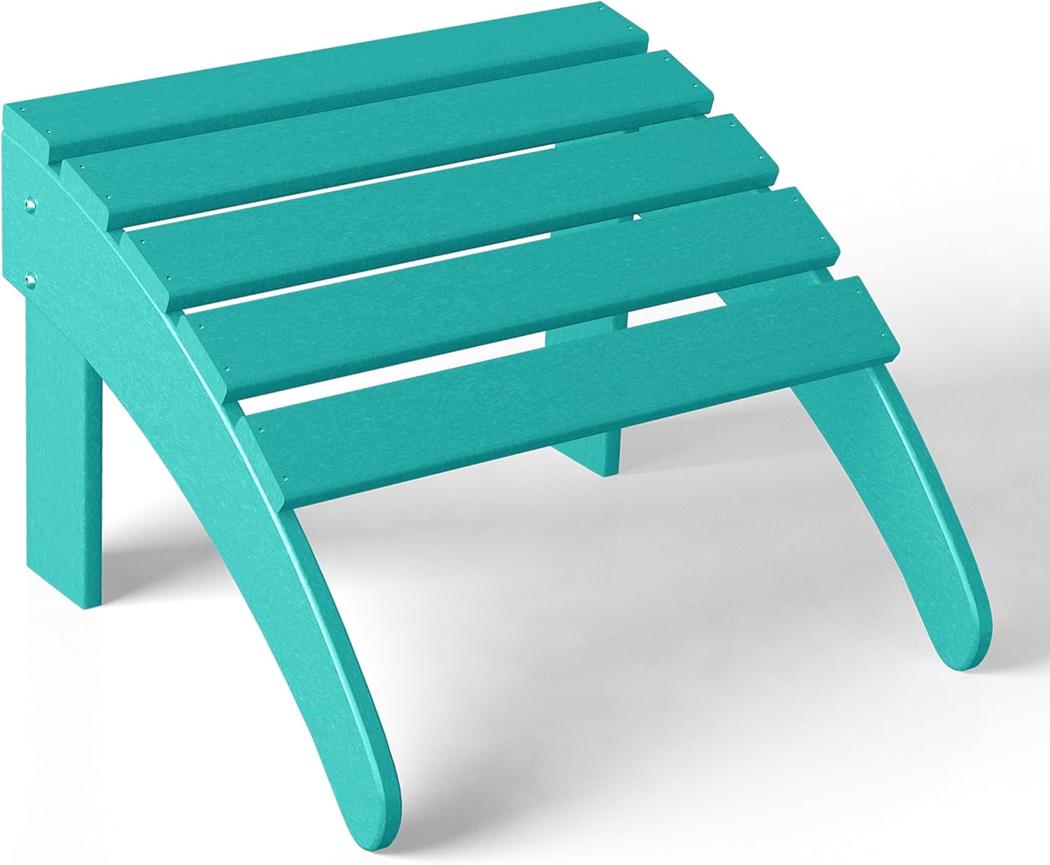 WestinTrends Outdoor Ottoman, Patio Adirondack Ottoman Foot Rest, All Weather Poly Lumber Folding