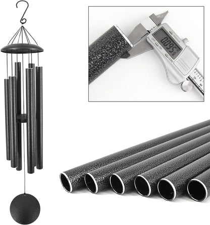 ASTARIN Wind Chimes Outdoor, 45-Inch Memorial Wind Chimes with 6 Heavy Tubes, Unique Outdoor Decor