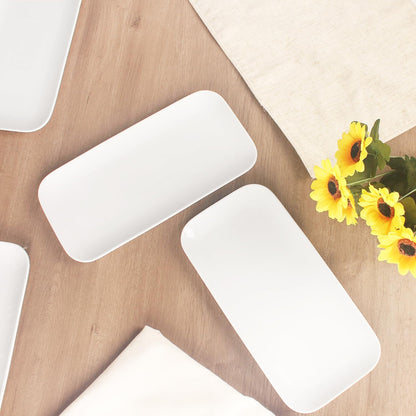 Serving Platters Set of 4, Rectangular Serving Plates, Serving Trays for Entertaining Party
