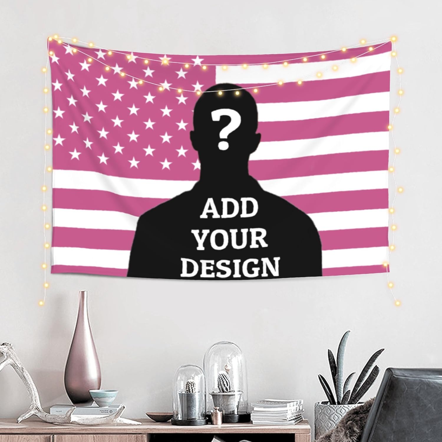 Custom Tapestry For Wall Bedroom Custom Backdrop Personalized Image Text Photo Customized Funny