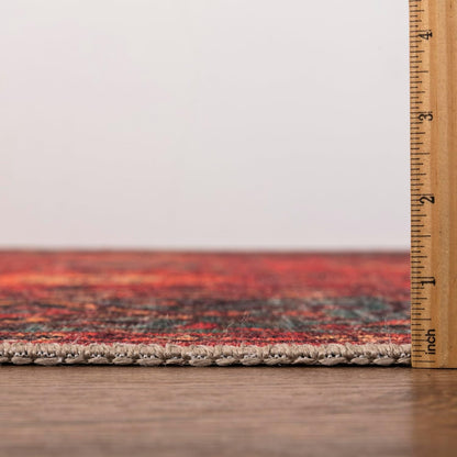 Keen Home Design 9x12 Rug - Machine Washable Area Rug with Non-Slip Backing, Ideal for Living Room