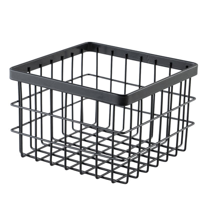 G.E.T. WB-664-MG Square Metal Storage Wire Basket for Pantry, Produce and More, 6" x 6" x 2"