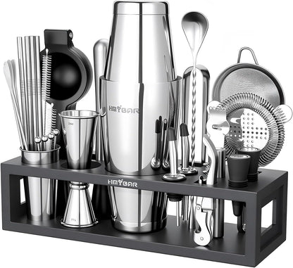 HMYBAR® Mixology Bartender kit | Cocktail Shaker Set | Boston Shaker Set, 20/28 OZ | Martini Making