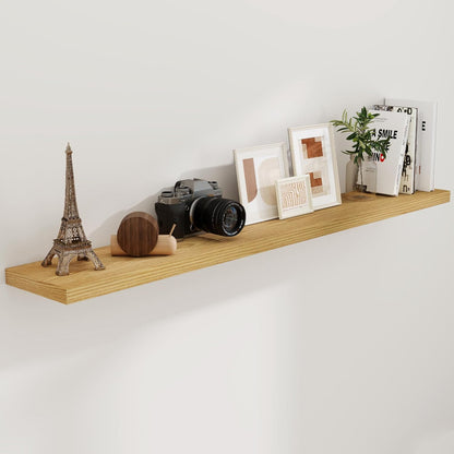 72 Inch Floating Shelves, 72 x 9 Rustic Wooden Fireplace Mantel, 9 Inch Floating Shelf for Wall