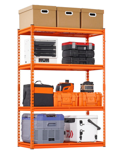 VEVOR Storage Shelves, 2400 lbs, 4 Tier Heavy Duty Garage Shelving, 20" D x 40" W x 60" H