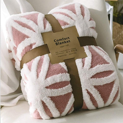 UKELER Luxury Soft Sherpa Throw Blanket Comfort Fuzzy Soft Sherpa Fleece Blanket for