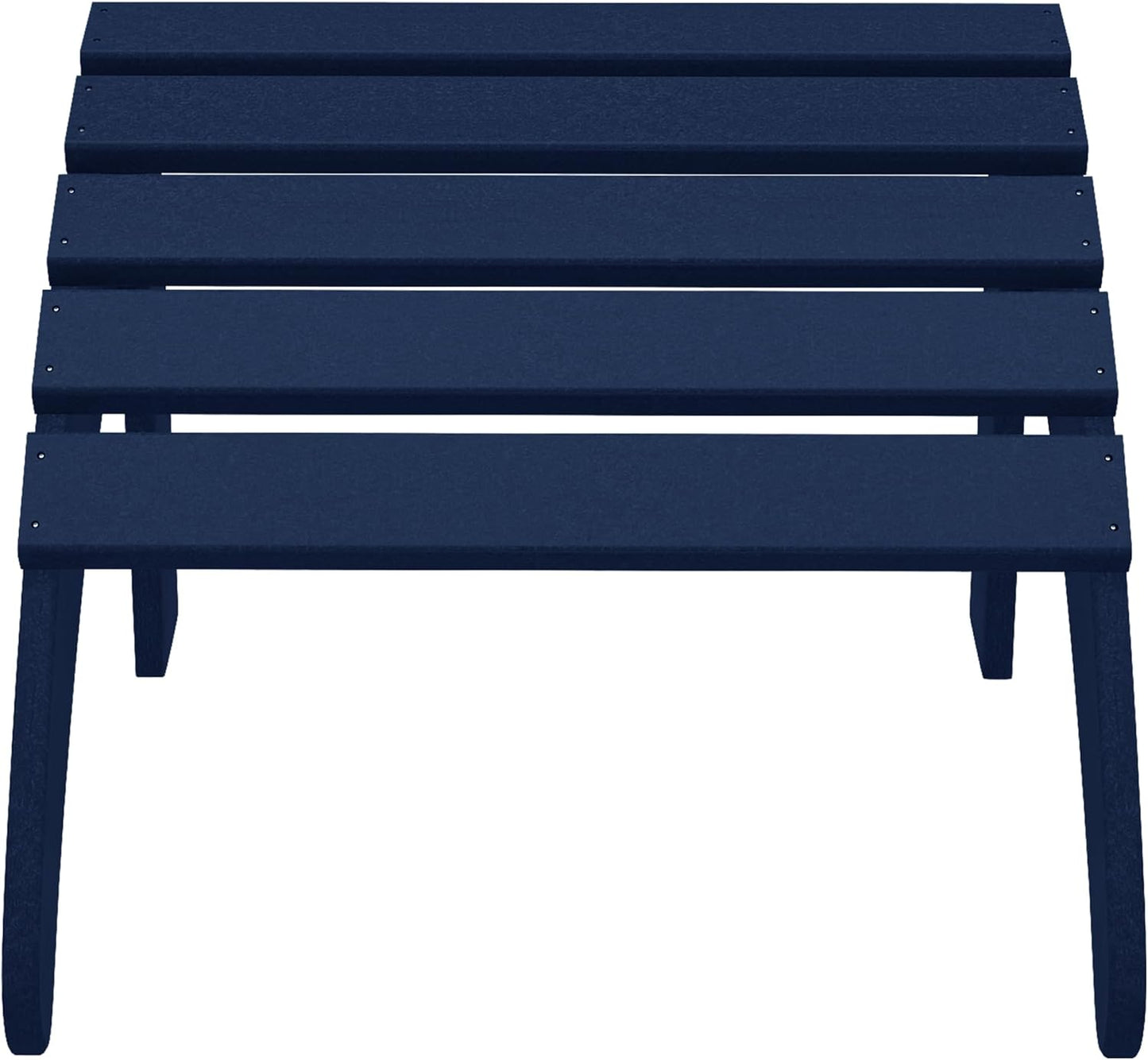 WestinTrends Outdoor Ottoman, Patio Adirondack Ottoman Foot Rest, All Weather Poly Lumber Folding
