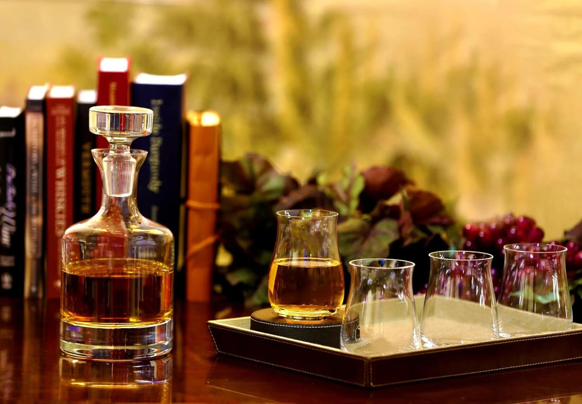 Ravenscroft Crystal | European-Made, Hand-Blown Scotch Decanter Gift Set | 1 Decanter with Stopper