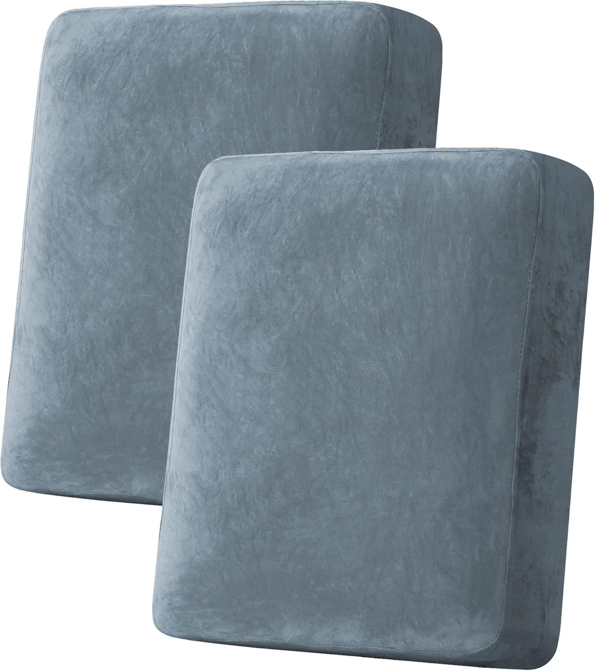 H.VERSAILTEX Velvet Stretch Couch Cushion Cover Plush Cushion Slipcover for Chair Loveseat Sofa