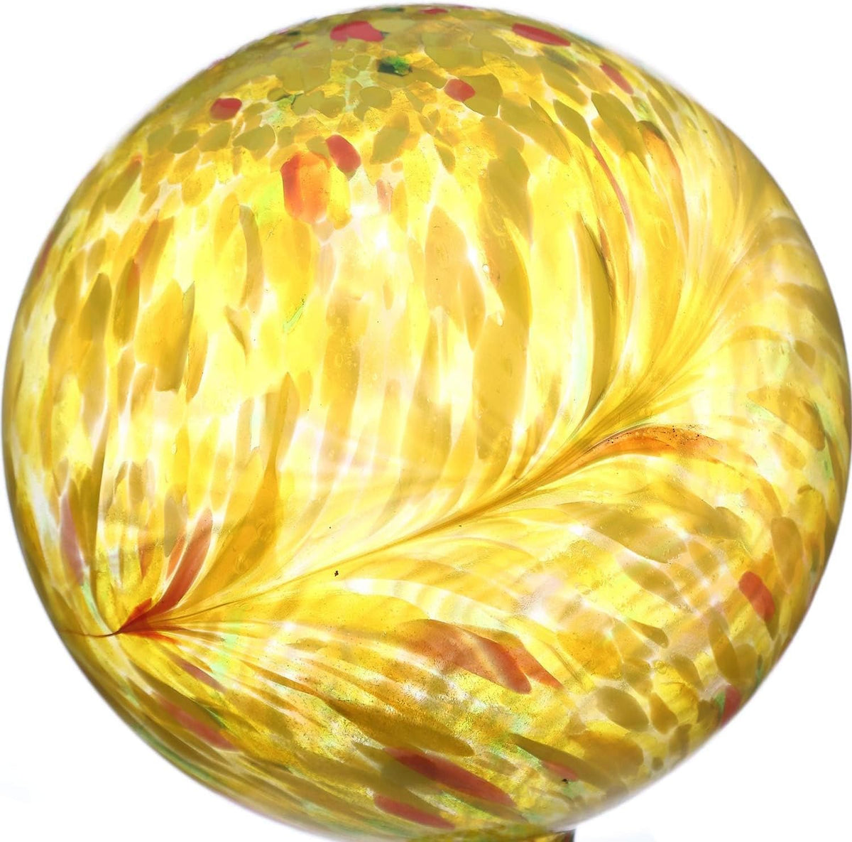 Gazing Ball 10 inch Colorful Glass Gazing Ball for Garden Decor, Indoor Outdoor Glass Gazing Globe