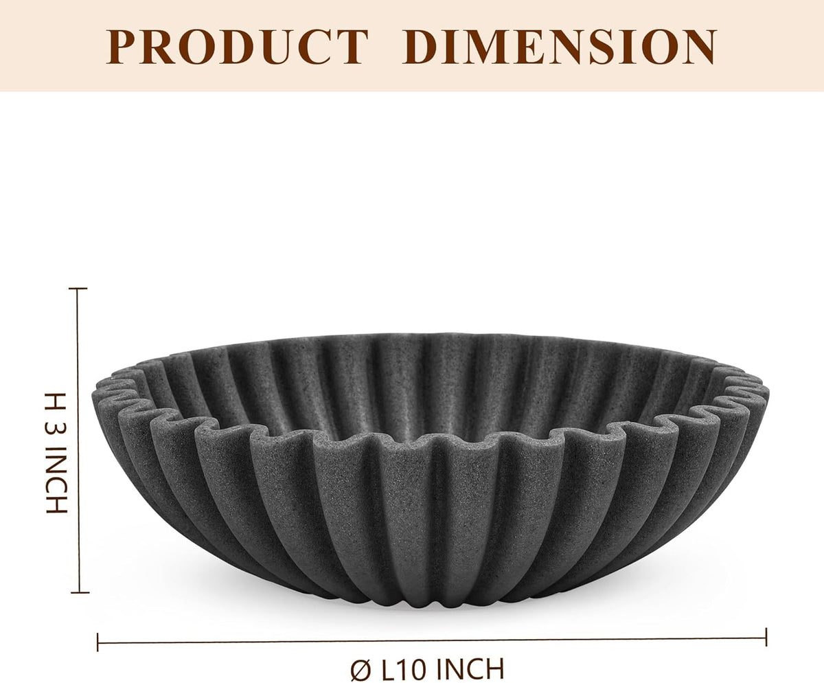 Large Decorative Bowl, Modern Handicraft Bowls for Home Decor, Decorative Fruit Bowl for Kitchen