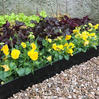 Landscape Edging Border, 5 inch Tall Wall, Garden Edging Borde Flower Bed Edging Plastic Edging for