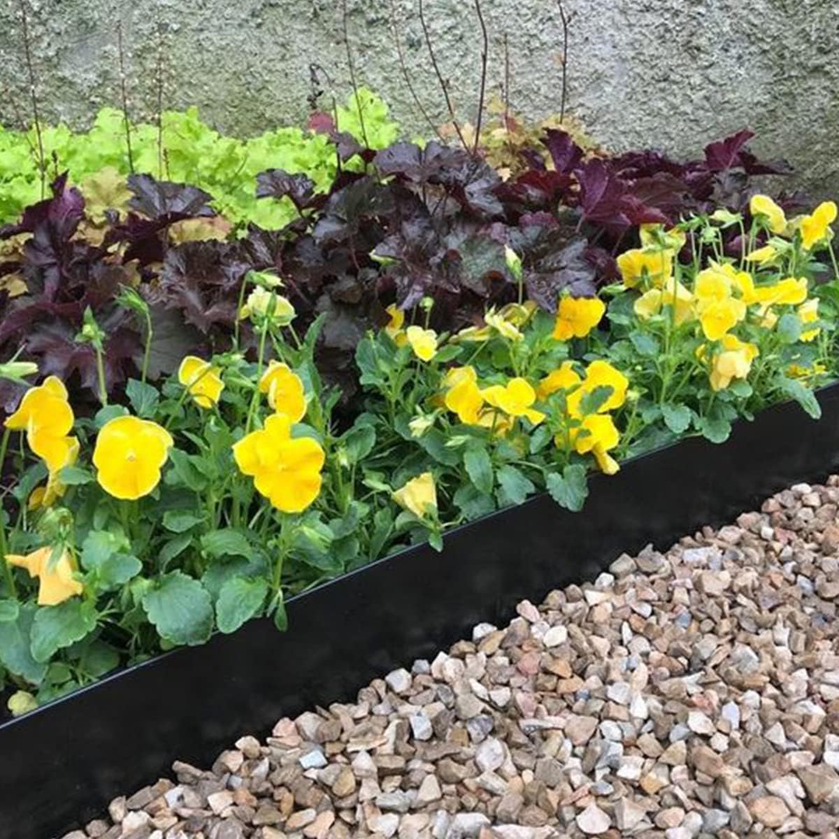 Landscape Edging Border, 5 inch Tall Wall, Garden Edging Borde Flower Bed Edging Plastic Edging for