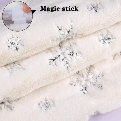 36inch White Christmas Tree Skirt Tree Carpet Blanket, Soft 3ft Xmas Christmas Tree Blanket with