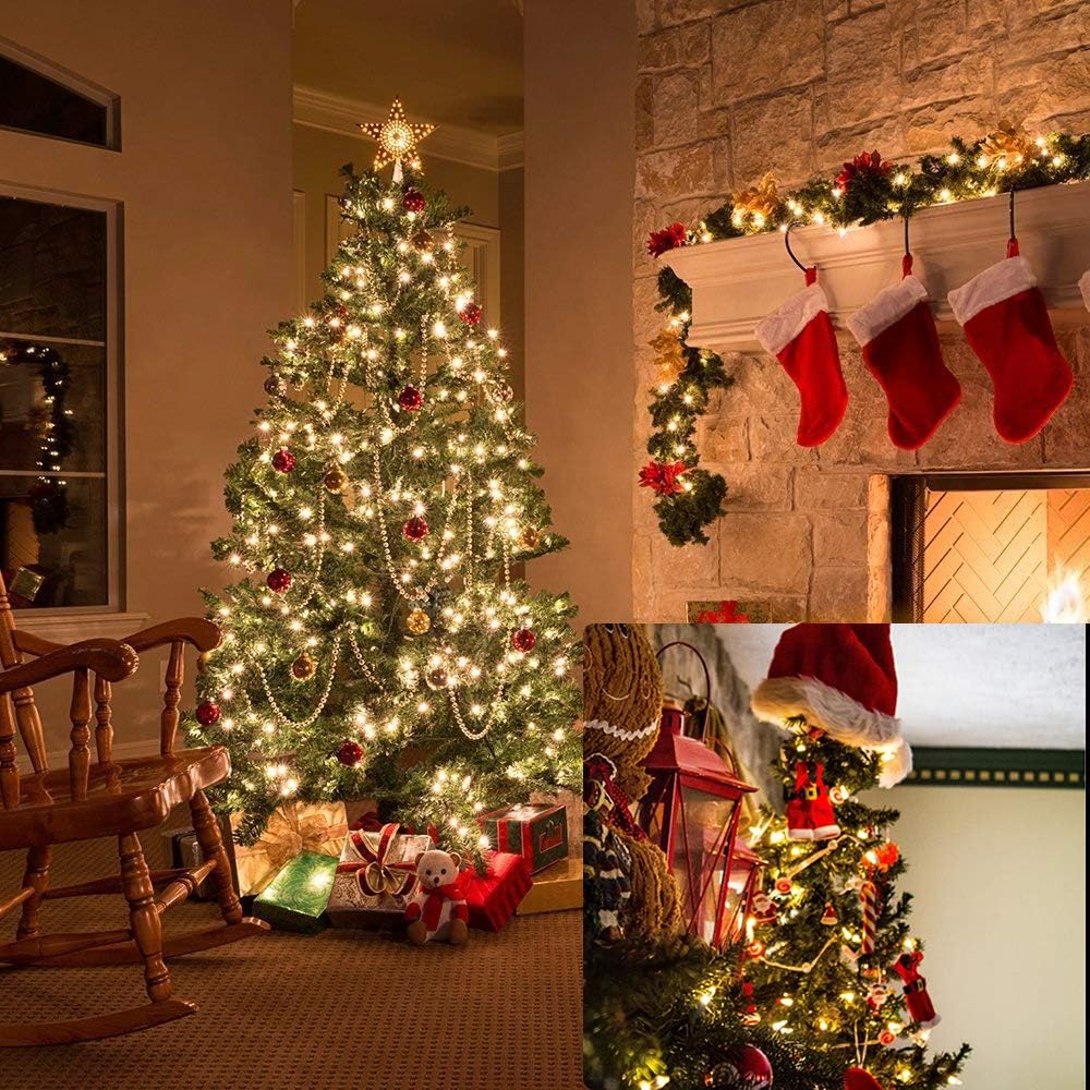 98FT 200 LEDs String Lights Waterproof Fairy Lights 8 Modes with Memory 30V UL Certified Power