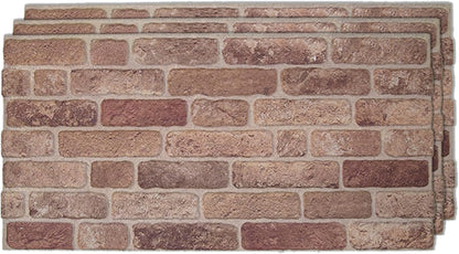 ZODEKOR 3D Wall Panels Brick Effect - Cladding, Stone Look, Styrofoam Facing for Living Room